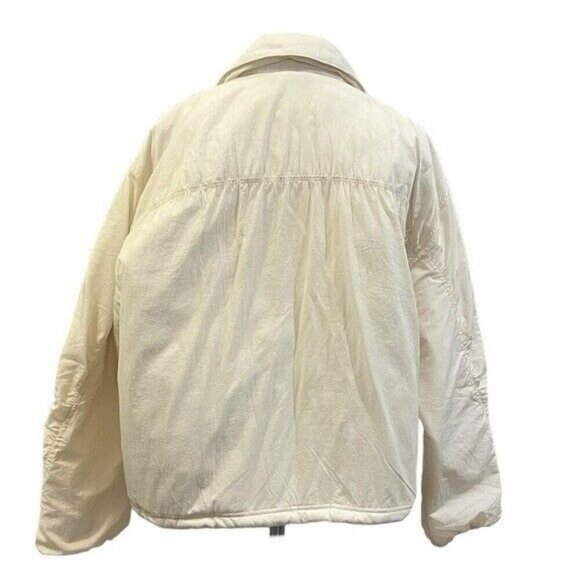 FREE PEOPLE Off The Bleachers Coaches Jacket Relaxed Lightweight Size XL NEW - Picture 6 of 11